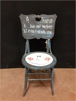 Decorative Snowman Chair
