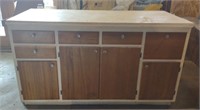 Wood Storage/Work Cabinet, 5' x 25" x 3' 
*Buyer