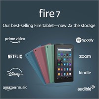 Fire 7 Tablet, 7" display, 16 GB