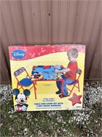 Mickey Mouse Disney Table and Chair New In Box