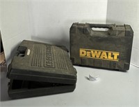 Craftsman Saw Blades With Empty Dewalt Drill Case