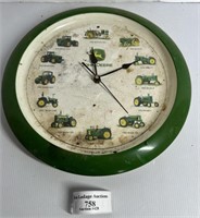 Vintage John Deere Clock - Dirty