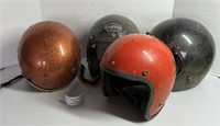 Set Of Motorcycles Helmets