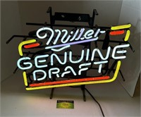 Vintage Neon Miller Sign