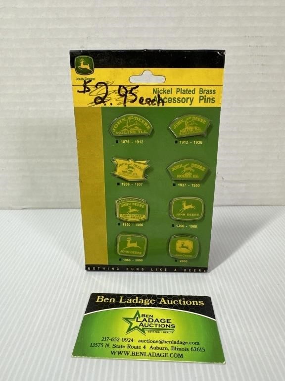 John Deere Logo Pin Set