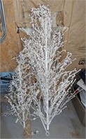 White Christmas Tree With Lights