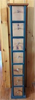 Vertical Row Of 7 Drawer Free Standing Cabinet