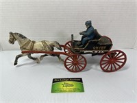 Cast Iron Horse police Dept carriage
