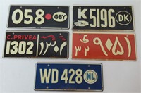 Vtg License Plate (5"×2.5")