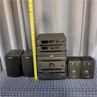 O2 5Pc Compact Stereo Denon D-500