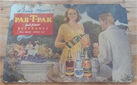 Vtg. Par-T-Pak Beverage Advertisement Poster