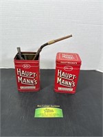 Haupt-Mann’s Cigar Tin Cans