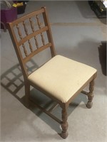 Napoleon Style Wooden Chair, 32”H