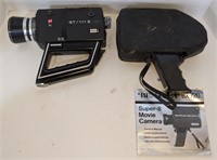 GAF ST/111E and Bentley Super 8 Movie Cameras