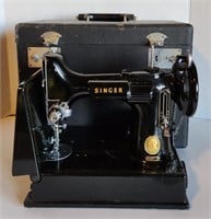 1955 Singer "S" 221 Electric Sewing Machine