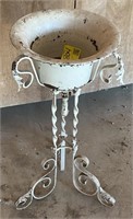 Decorative Metal Plant Stand, 27in