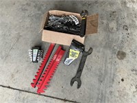 Box Full Assorted Wrenches & More