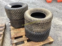 E2. (4) Tractor tires 26x12, 24x12