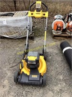 D1. Dewalt electric push mower missing battery