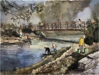 John Kelty 16x20 WC River Cleanup