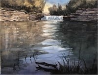 John Kelty 11x14 WC Lower Falls, Mill Creek