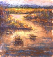 Avon Waters 20x20 Pastel Prairie Grass Tufts II...