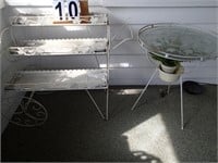 3 Tier Plant Stand ~ Round Metal Table