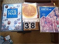 Road Atlas ~ Civil War Wall Chart