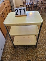 Yellow Serving Cart