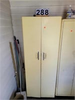 Left Yellow Cabinet W/ Contents