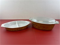 PYREX OVENWARE.W/ ONE LID