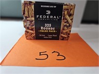 (1) Box Federal 22 Long Rifle Platted Hollow Point