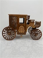 1920s-30s Handmade Folk Art Fancy Wood Coach Wagon