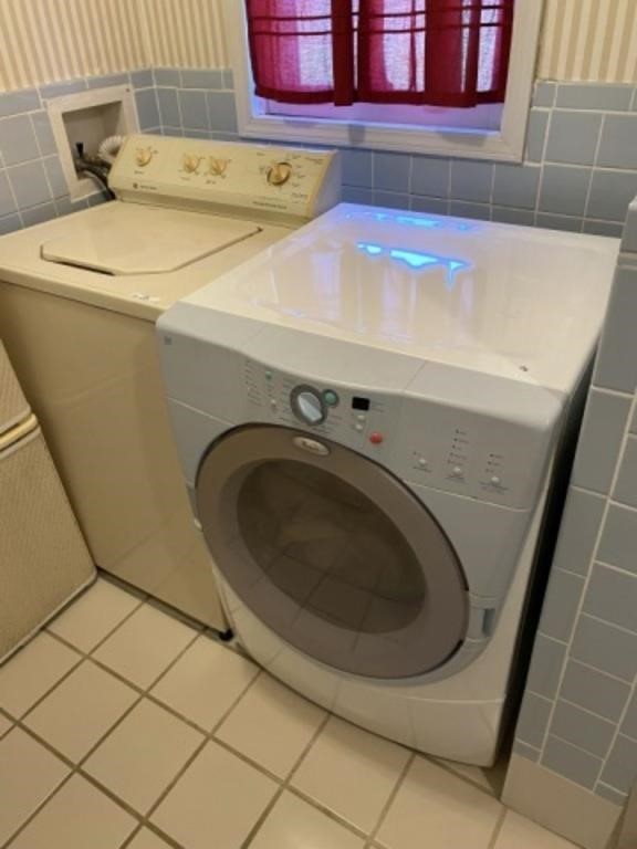GE Washer & Whirlpool Dryer