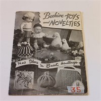 Vintage Knitting Beehive Toys & Novelties Book