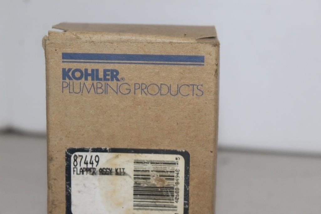 Kohler Flapper Kit, Paint Scrappers, More