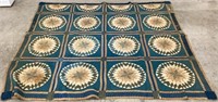 Circa 1840 star Medallion Quilt with provenance