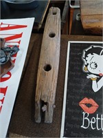 Antique Wooden Chock