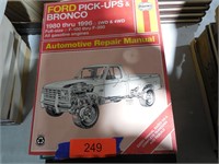 Haynes Repair Manual Ford, Bronco, 80-96