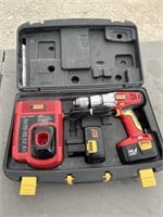Craftsman cordless drill 2 batteries, charger and