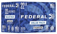 Federal 749 Champion Training Value Pack 22 LR 36