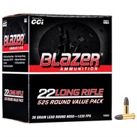 CCI 10022 Blazer Value Pack 22 LR 38 gr 1235 fps L