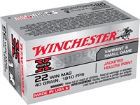 Winchester Ammo X22MH Super X  22 WMR 40 gr Jacket
