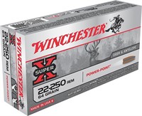 Winchester Ammo X222502 Super X  22250 Rem 64 gr P
