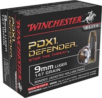 Winchester Ammo S9MMPDB1 Defender  9mm Luger 147 g