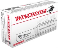 Winchester Ammo USA9JHP USA  9mm Luger 115 gr Jack