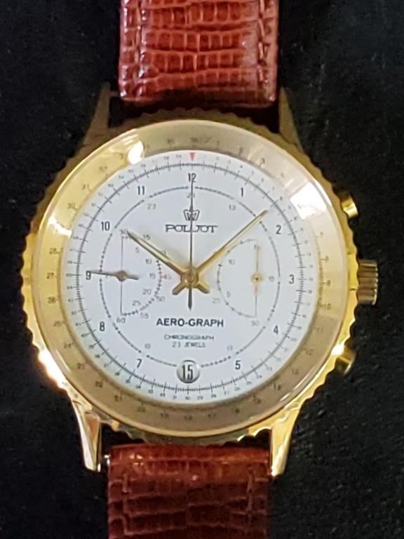 Estate Poljot Aero-Graph Chronograph Watch