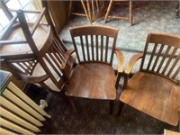 Murphy Wooden arm chairs