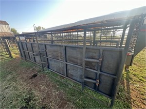 20Ft Adjustable Livestock Alley