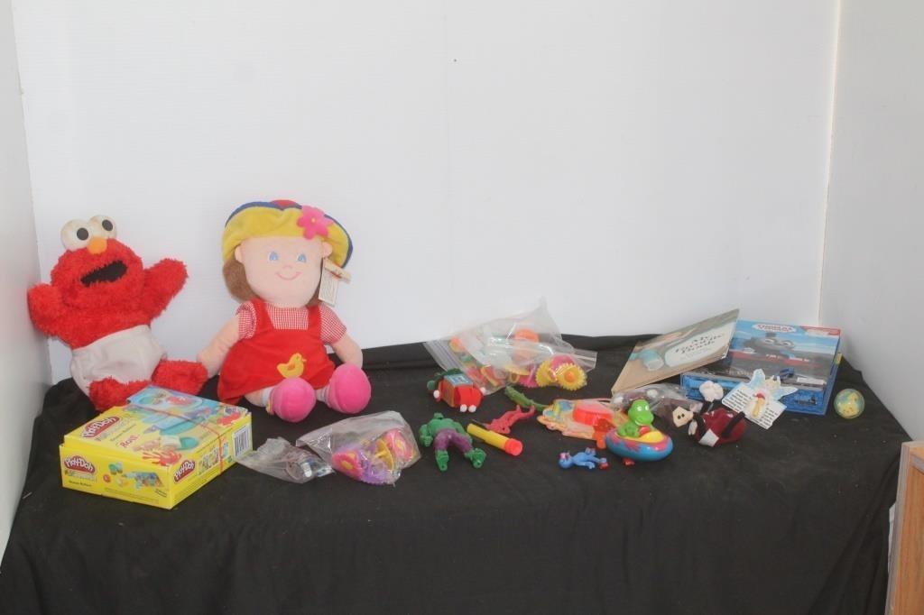 Children Toys- Elmo, Doll, Thomas the Train, etc